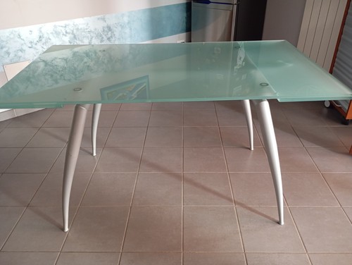 Tavolo allungabile vetro - tavolo, in